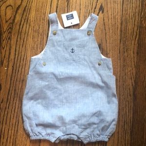 Janie and Jack nautical baby boy overall